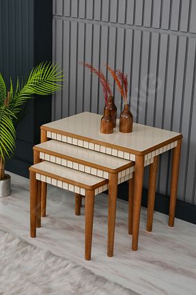 زیگون بژ MDF FAYMEND - کد 780570239