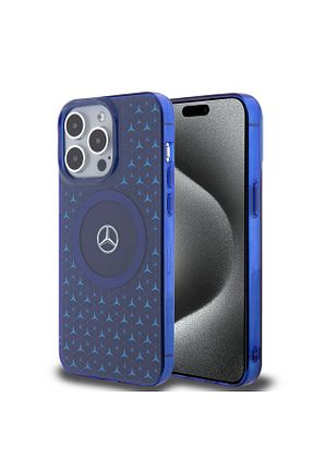 کاور و قاب آبی iPhone 15 Pro Max Mercedes Benz - کد 780251366