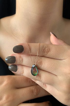 گردنبند نقره صورتی زنانه 925 عیار Ziu - کد 48102940