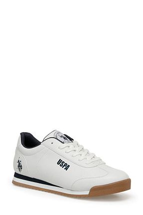 کفش اسنیکر سفید مردانه بند دار U.S. Polo Assn. - کد 747148848