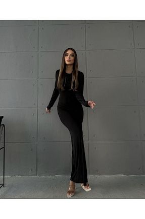 لباس مشکی زنانه بافت RaVe Collection - کد 772997844