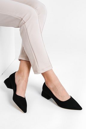 کفش پاشنه بلند کلاسیک مشکی زنانه چرم مصنوعی MAST SHOES - کد 780561870