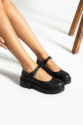 بابت مشکی زنانه چرم مصنوعی İnan Ayakkabı - کد 780277091