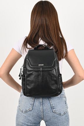کوله پشتی مشکی زنانه سایز متوسط modarz - کد 385593619