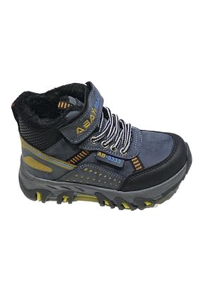 بوت برفی طوسی بچه گانه چرم مصنوعی Gore-Tex کد 780492519