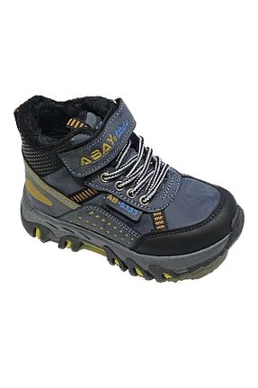 بوت برفی طوسی بچه گانه چرم مصنوعی Gore-Tex کد 780492519