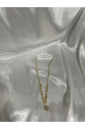 گردنبند جواهر طلائی زنانه روکش طلا MEVATECH - کد 780407929