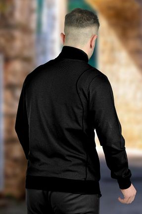 سوئیشرت مشکی مردانه ساده BESSA - کد 780506986