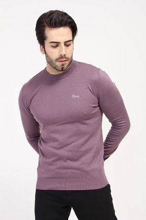 پلیور بنفش مردانه ساده BYNESS - کد 780597739