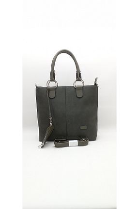 کیف دوشی خاکی زنانه چرم مصنوعی EcoElegance - کد 780857018