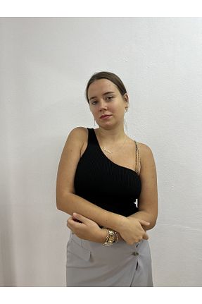 بلوز مشکی زنانه ساده yacih collection - کد 781135272
