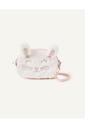 کیف دوشی سفید بچه گانه چرم مصنوعی Accessorize - کد 780981898