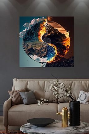 تابلو رنگی کنواس HDART - کد 781146731