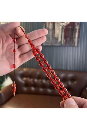 تسبیح قرمز کهربا dergah tesbih - کد 758760600