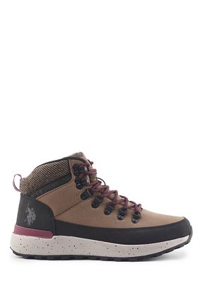 بوت / نیم بوت بژ مردانه چرم مصنوعی U.S. Polo Assn. - کد 780792122