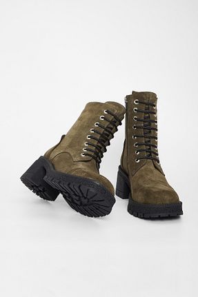 بوت / نیم بوت خاکی زنانه جیر Valmenti - کد 780969680