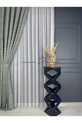 پرده زمینه فیروزه ای پلی استر Taç - کد 772832621