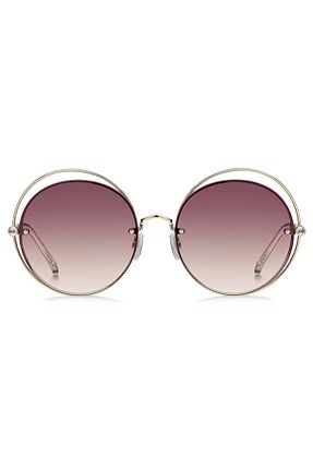 عینک آفتابی طلائی زنانه UV400 Maxmara - کد 99412065