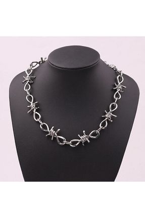 گردنبند جواهر زنانه روکش نقره Köstebek - کد 42049731