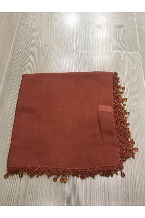 روسری نارنجی 100 x 100 ALLURİNG - کد 100739377