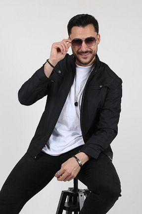 کاپشن مشکی مردانه اسلیم فیت REGOS - کد 101002318