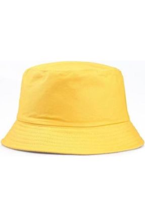 کلاه زرد زنانه پنبه (نخی) کد 100963034