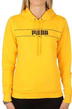 سوئیشرت زرد زنانه ساده Puma - کد 42377310