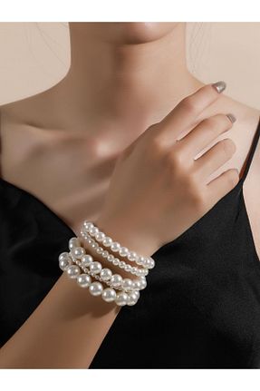 دستبند مروارید سفید Jovela - کد 781296361