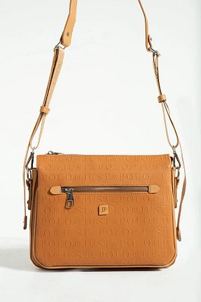 کیف دوشی قهوه ای زنانه چرم مصنوعی Just Polo - کد 781313925