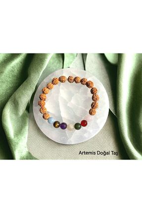 دستبند جواهر رنگی زنانه سنگ طبیعی ARTEMİS - کد 781342516