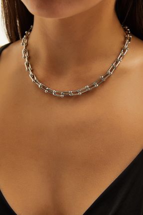 گردنبند استیل زنانه فولاد ( استیل ) کد 781336330