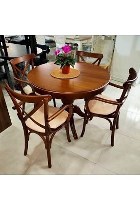 میز ناهار خوری قهوه ای Açılır-Kapanır UFUK MOBİLYA - کد 781332602