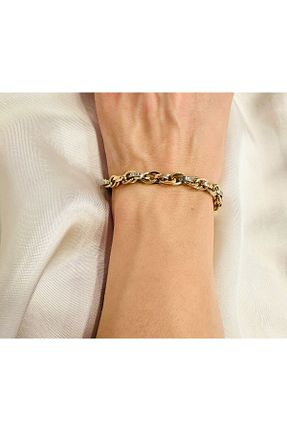 دستبند طلا زرد زنانه 14 عیار BERK MÜCEVHERAT - کد 97360308