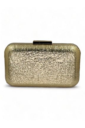 کیف مجلسی طلائی زنانه پارچه ای Biçanta - کد 781596661