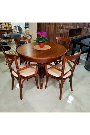 میز ناهار خوری قهوه ای Açılır-Kapanır UFUK MOBİLYA - کد 781332602