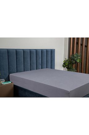 ست ملحفه دونفره طوسی پنبه ای Salbace - کد 744554275