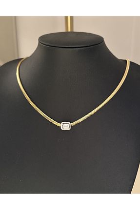 گردنبند نقره زرد زنانه 925 عیار emy by emel luxury silver jewelry - کد 781465201