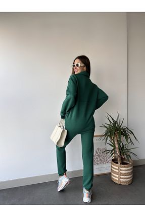 ست گرمکن آبی زنانه پنبه پلی استر CERENCE AKÇA OKULCUNUZ - کد 781907919