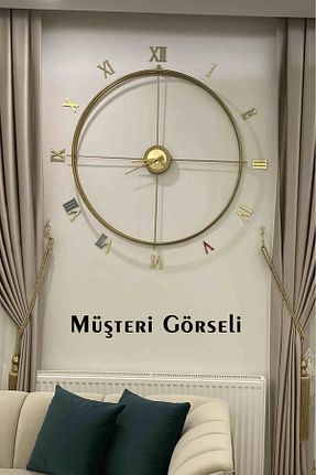 ساعت دیواری طلائی 100 x 100 AGA KONSEPT - کد 164475880