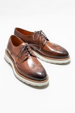 کفش کژوال قهوه ای مردانه پاشنه کوتاه ( 4 - 1 cm ) پاشنه ساده کد 695701623