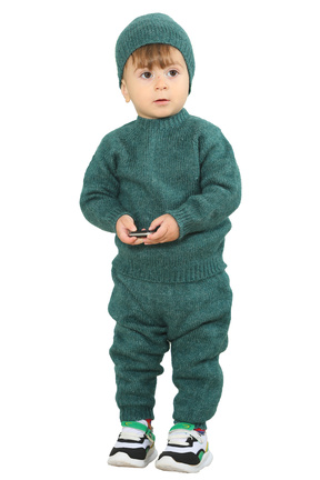 ست نوزادی سبز بچه گانه اکریلیک Nisrakids - کد 782247925