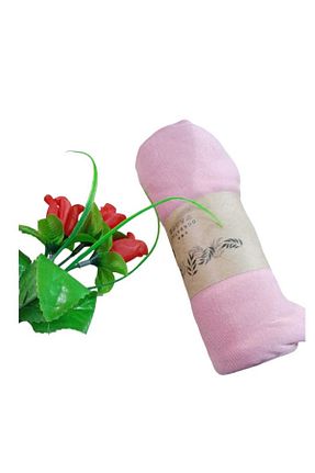 شال صورتی زنانه پنبه ای ÇEÇEN HOME - کد 781768949