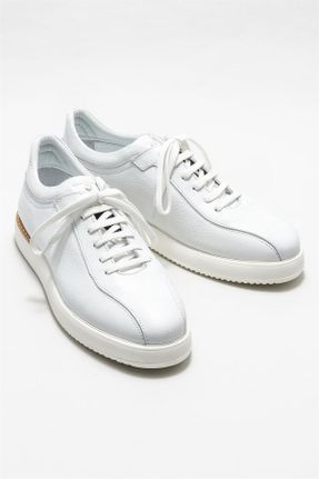 کفش کژوال سفید مردانه پاشنه کوتاه ( 4 - 1 cm ) پاشنه ساده کد 676802092
