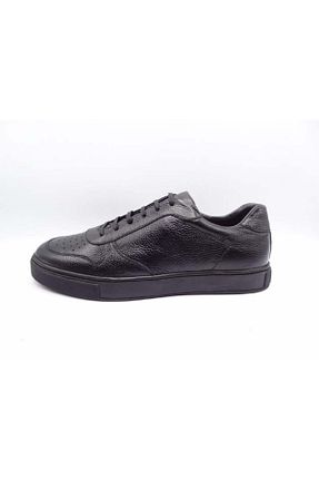 کفش کژوال مشکی مردانه چرم خالص King Shoes - کد 206092103