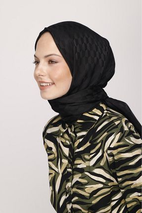 شال مشکی زنانه پنبه ای VALORSCARF - کد 782144101