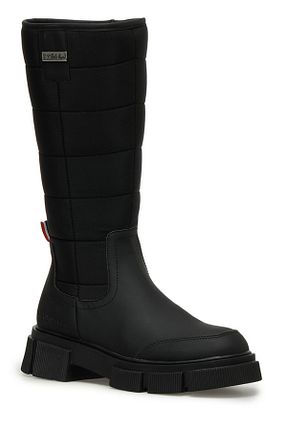 چکمه مشکی زنانه چرم مصنوعی U.S. Polo Assn. - کد 782224062