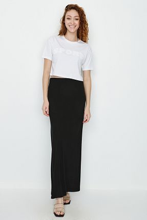 دامن مشکی زنانه ویسکون Select Moda - کد 93882849