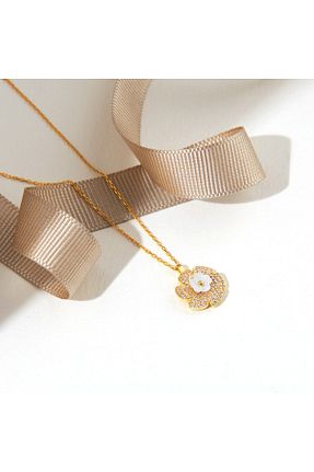 گردنبند نقره طلائی زنانه 925 عیار Siset Gümüş - کد 259481400