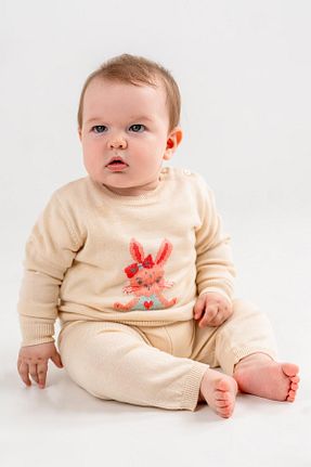 ست نوزادی طوسی بچه گانه اکریلیک Minora - کد 746187378