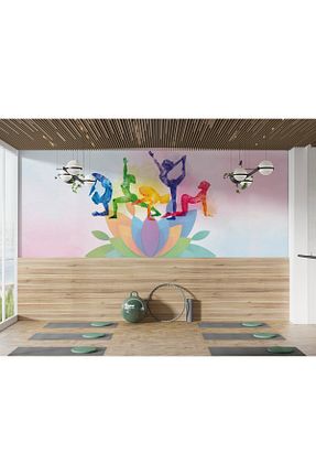 کاغذ دیواری سفید Yapışkan Gerekli LOTUS AURA - کد 347066393